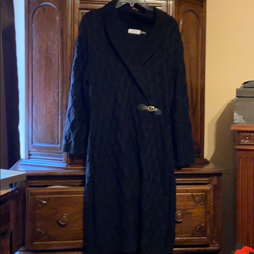 Cute sweater dress!